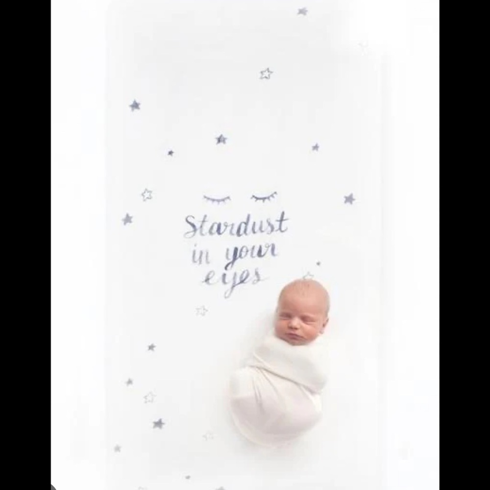 NWT Coveted Things stardust in your eyes Crib Sheet